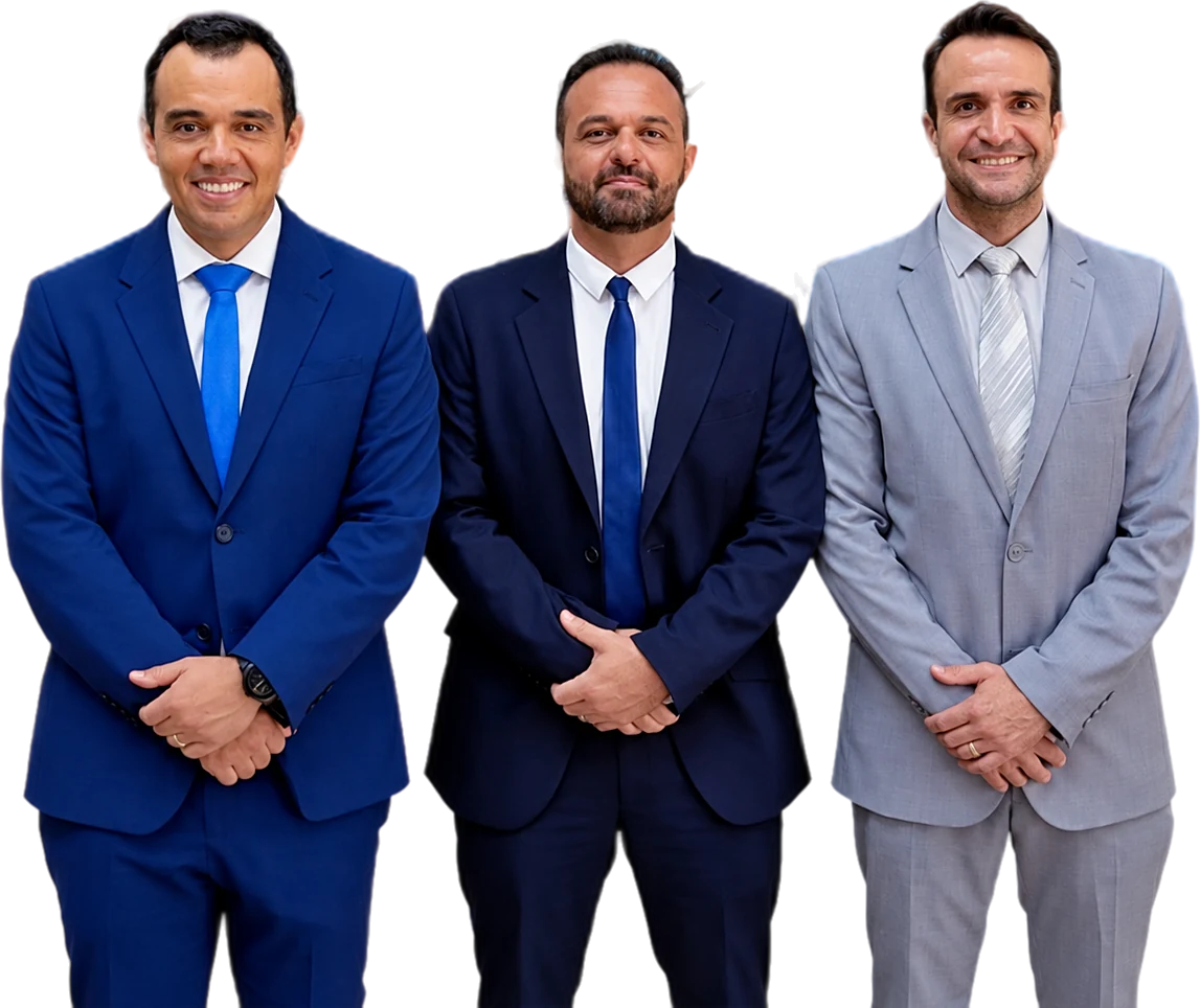 Os sócios fundadores do escritório Braga & Barbosa
